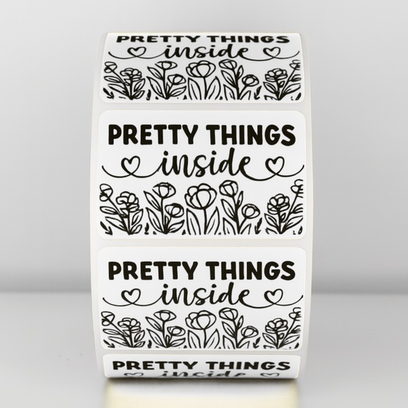 ✨ "Pretty Things Inside" Stickers | Small Business Packaging |  Labels STICKERS - Picture 7 of 11